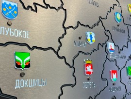 Декоративное панно с внутренней подсветкой Беларусь